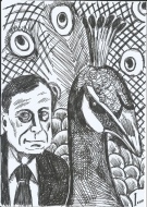 Mario Draghi e il pavone